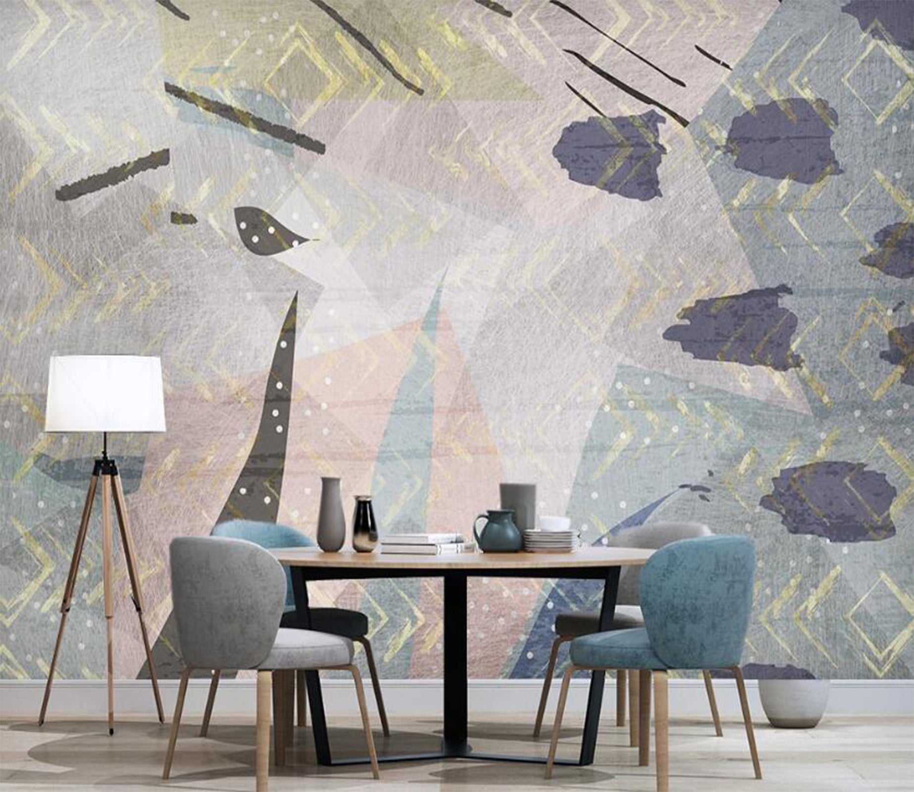 3D Elegant And Irregular Patterns 2434 Wall Murals