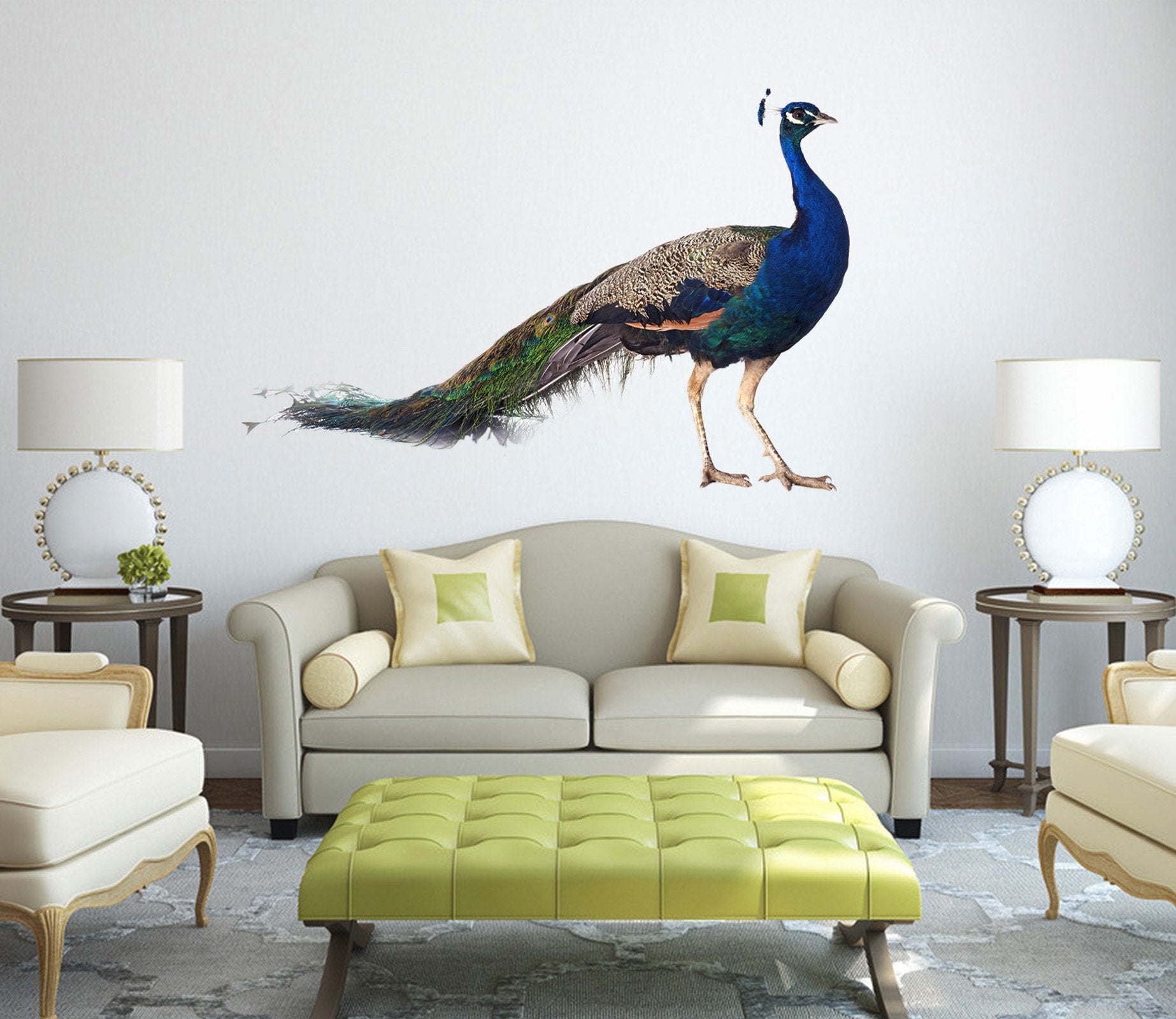 3D Peacock 106 Animals Wall Stickers Wallpaper AJ Wallpaper 