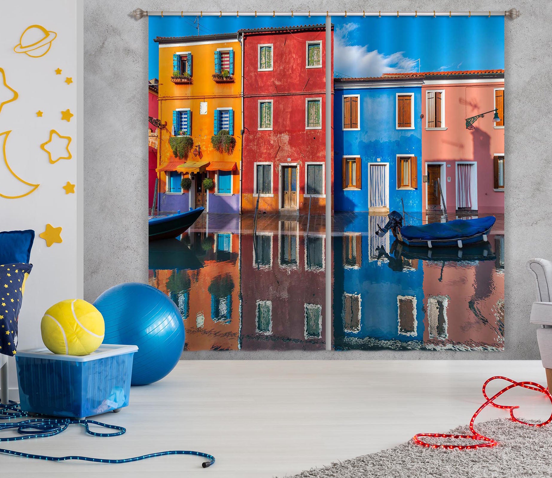 3D Color House 103 Marco Carmassi Curtain Curtains Drapes