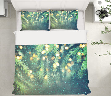 3D Branches 52252 Christmas Quilt Duvet Cover Xmas Bed Pillowcases