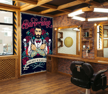 3D Razor Barber 115223 Barber Shop Wall Murals