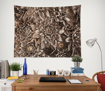 3D Brown Chrysanthemum 11648 Assaf Frank Tapestry Hanging Cloth Hang