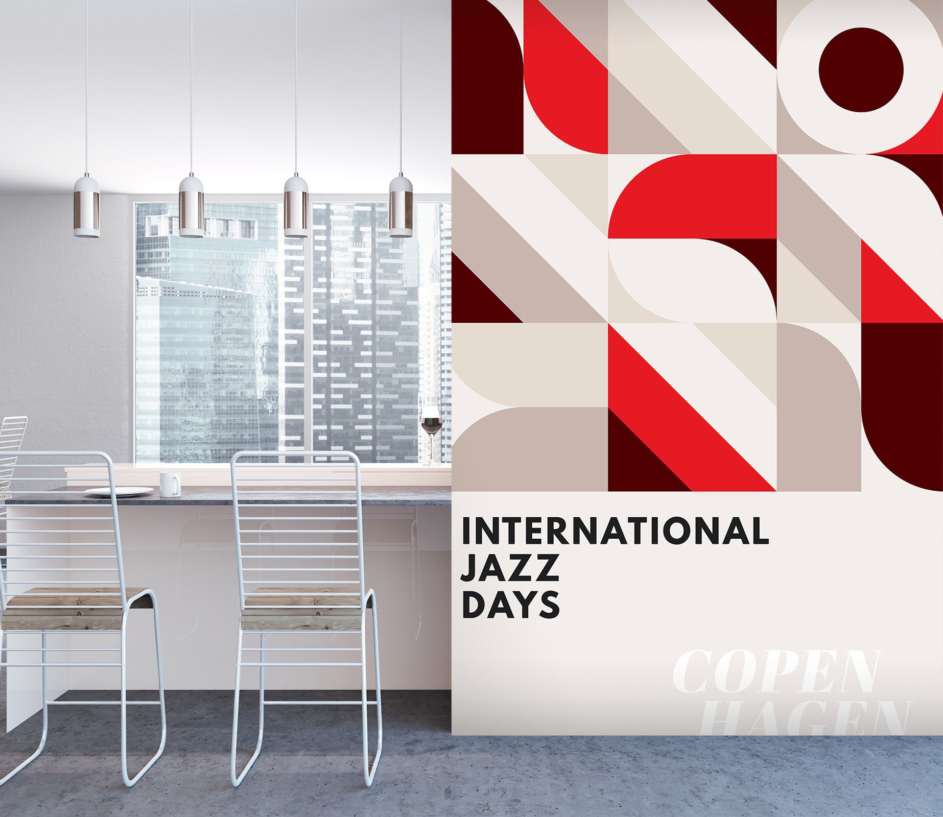 3D Color Modern 1460 Boris Draschoff Wall Mural Wall Murals