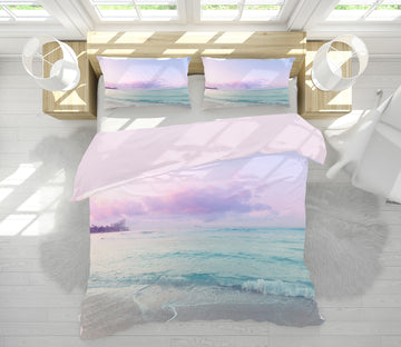 3D Purple Clouds 2004 Noirblanc777 Bedding Bed Pillowcases Quilt