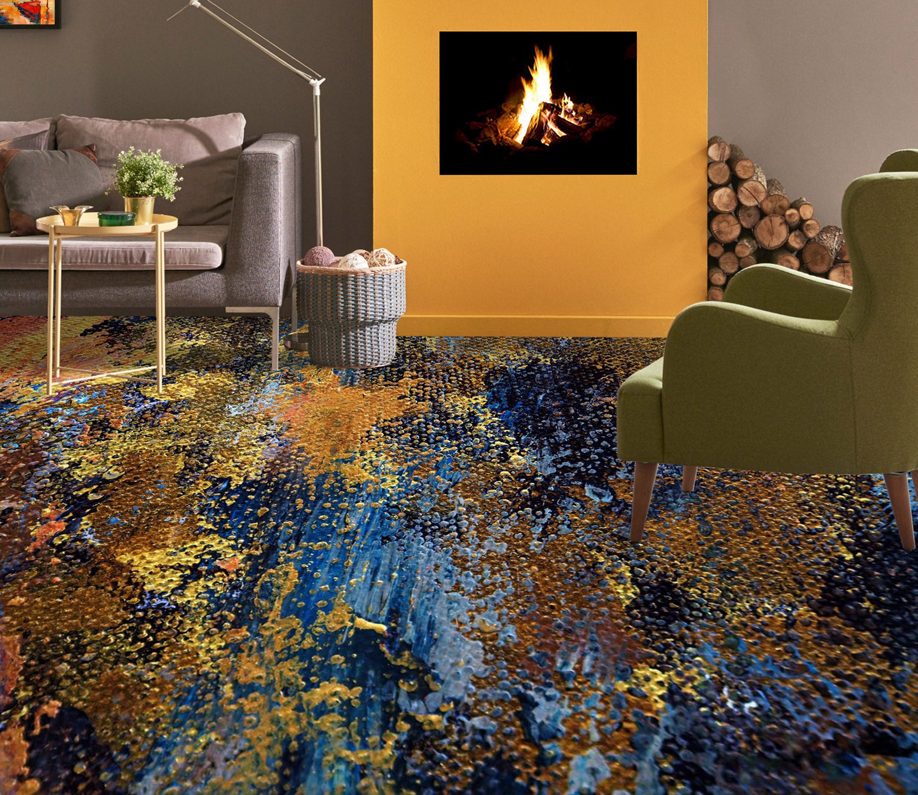 3D Noble Artistic Texture 1261 Floor Mural  Wallpaper Murals Self-Adhesive Removable Print Epoxy