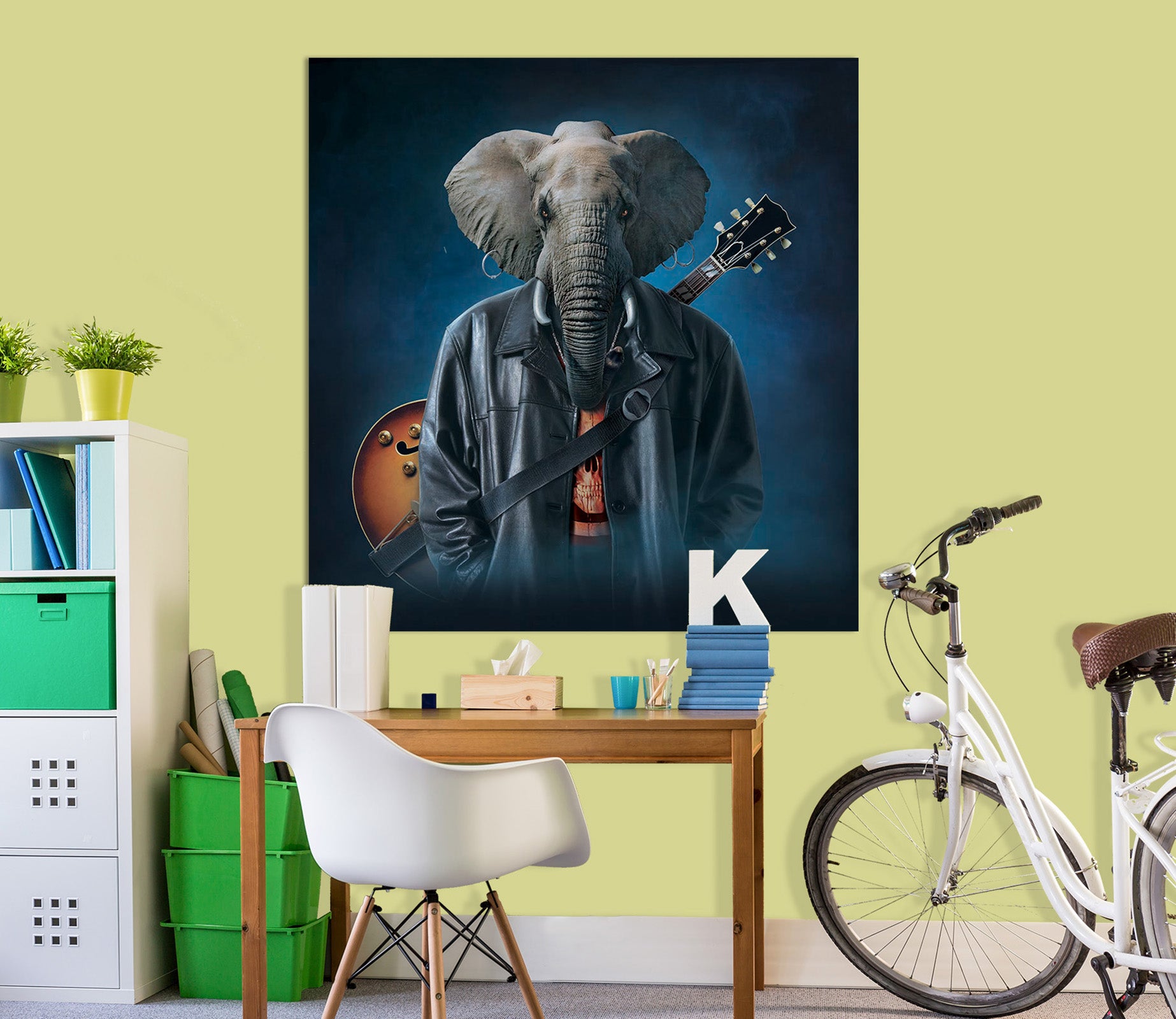 3D Elephice Cooper 036 Vincent Hie Wall Sticker