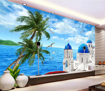 3D Sea Castle 2001 Wall Murals