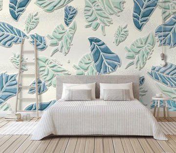 3D Carving Leaves WC62 Wall Murals Wallpaper AJ Wallpaper 2 