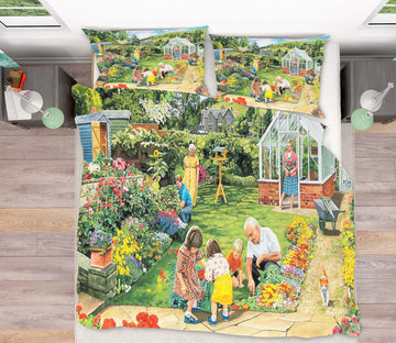 3D Gardening With Grandad 2025 Trevor Mitchell bedding Bed Pillowcases Quilt
