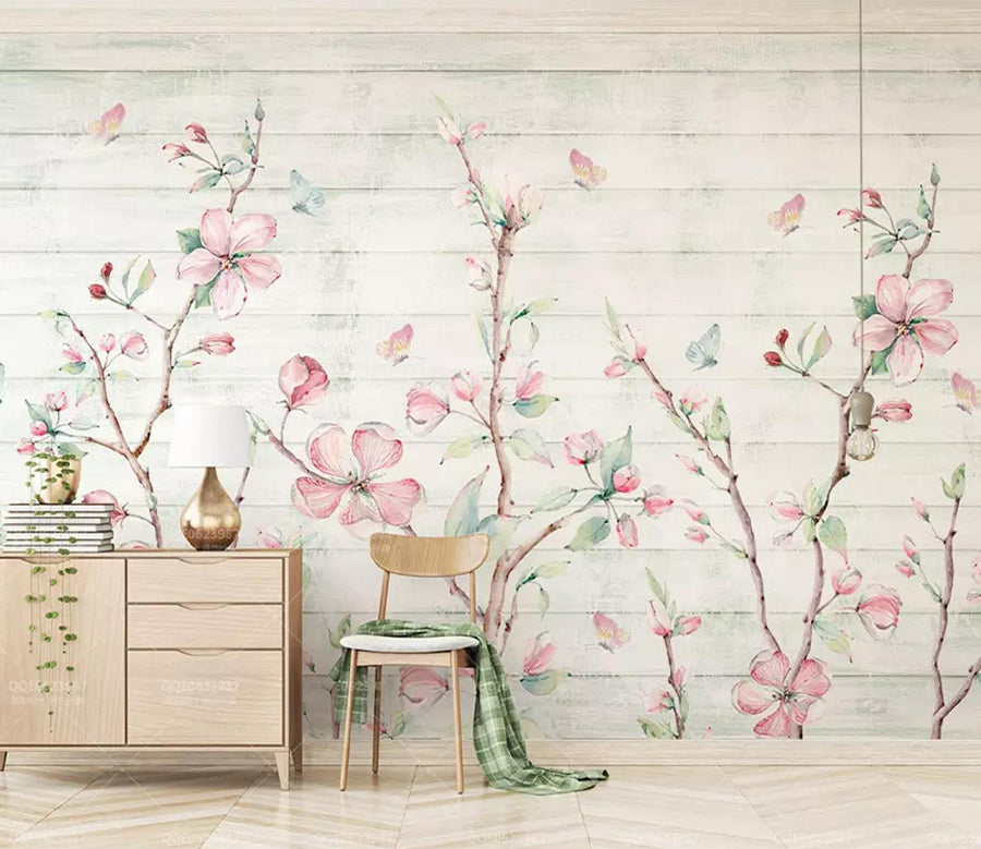 3D Flowering Branch WC406 Wall Murals