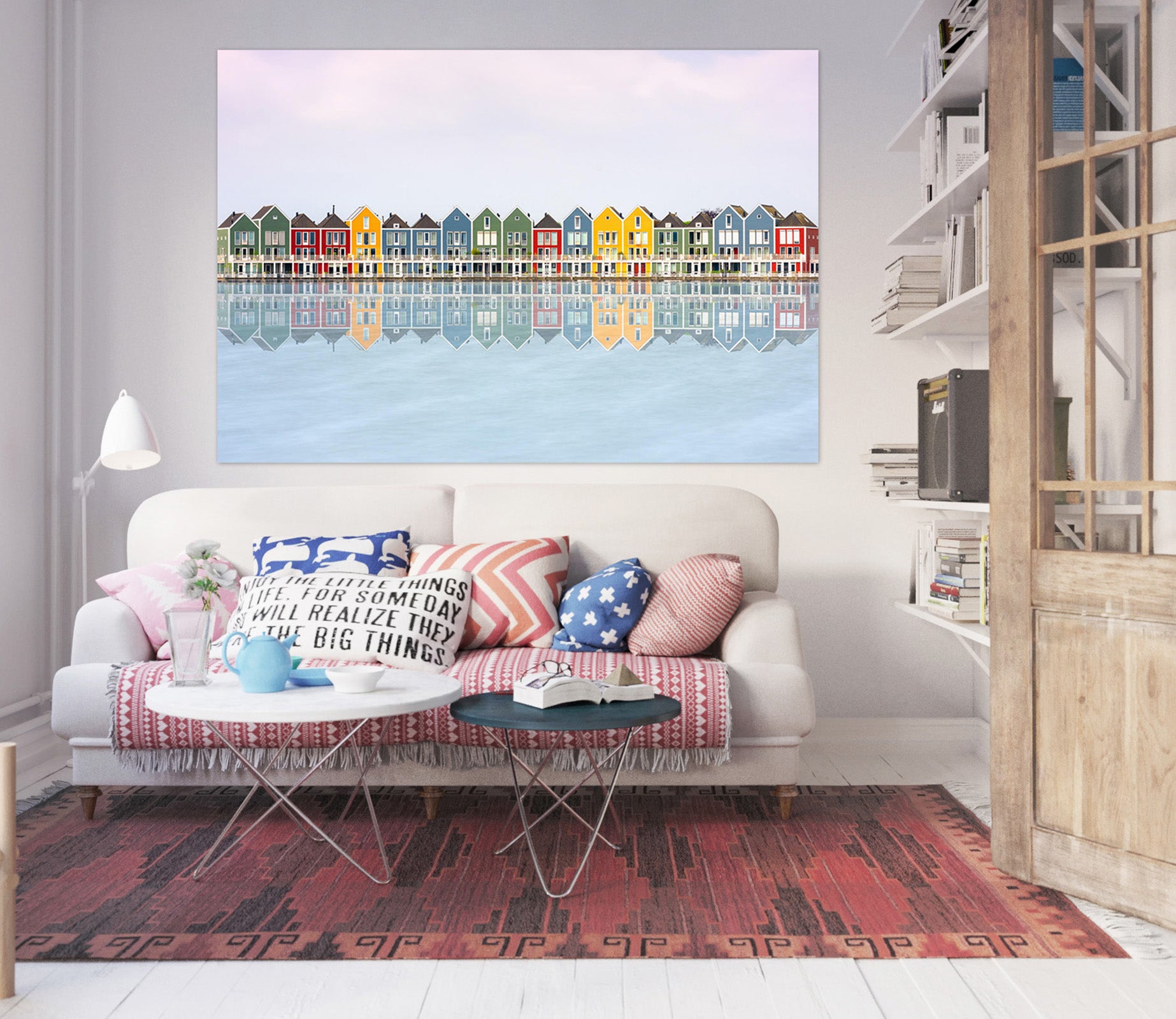 3D Color City 122 Marco Carmassi Wall Sticker