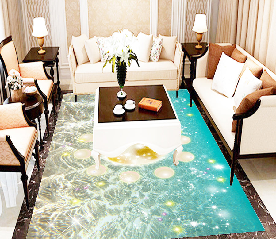 3D Shiny Sea 522 Floor Mural  Wallpaper Murals Rug & Mat Print Epoxy waterproof bath floor