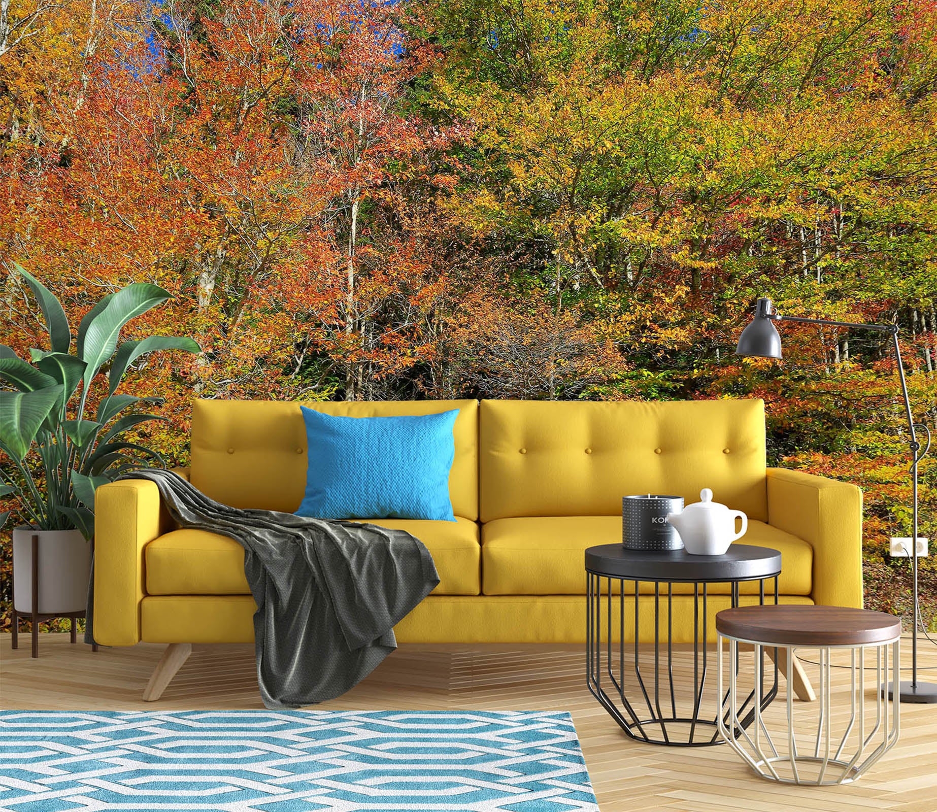 3D Jungle Trees 62094 Kathy Barefield Wall Mural Wall Murals