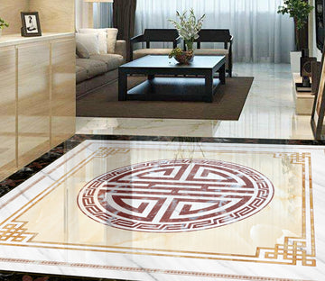 3D Round Marble Pattern WG347 Floor Mural Wallpaper AJ Wallpaper 2 