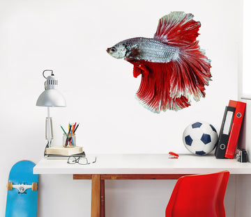 3D Red Goldfish Tail 036 Animals Wall Stickers Wallpaper AJ Wallpaper 