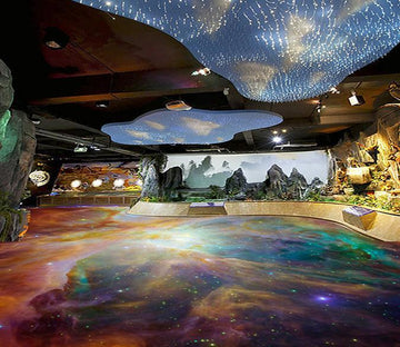 3D Colored Starry Sky WG131 Floor Mural Wallpaper AJ Wallpaper 2 