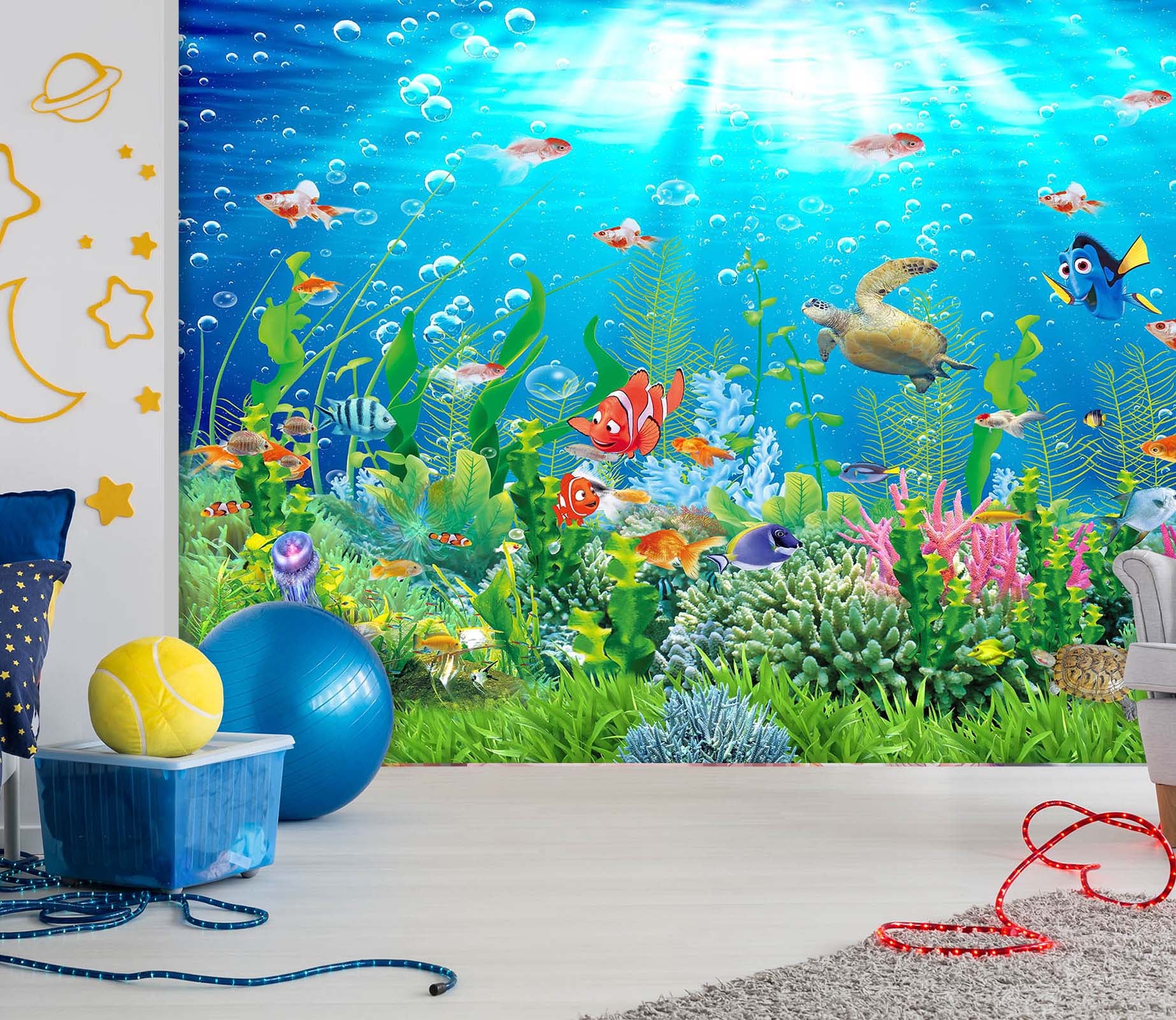 3D Underwater Park 1632 Wall Murals