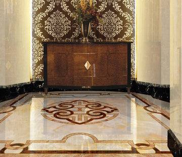 3D Marble Pattern WG417 Floor Mural Wallpaper AJ Wallpaper 2 