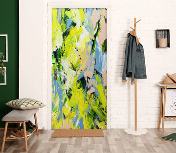 3D Green Paint Texture 93189 Allan P. Friedlander Door Mural