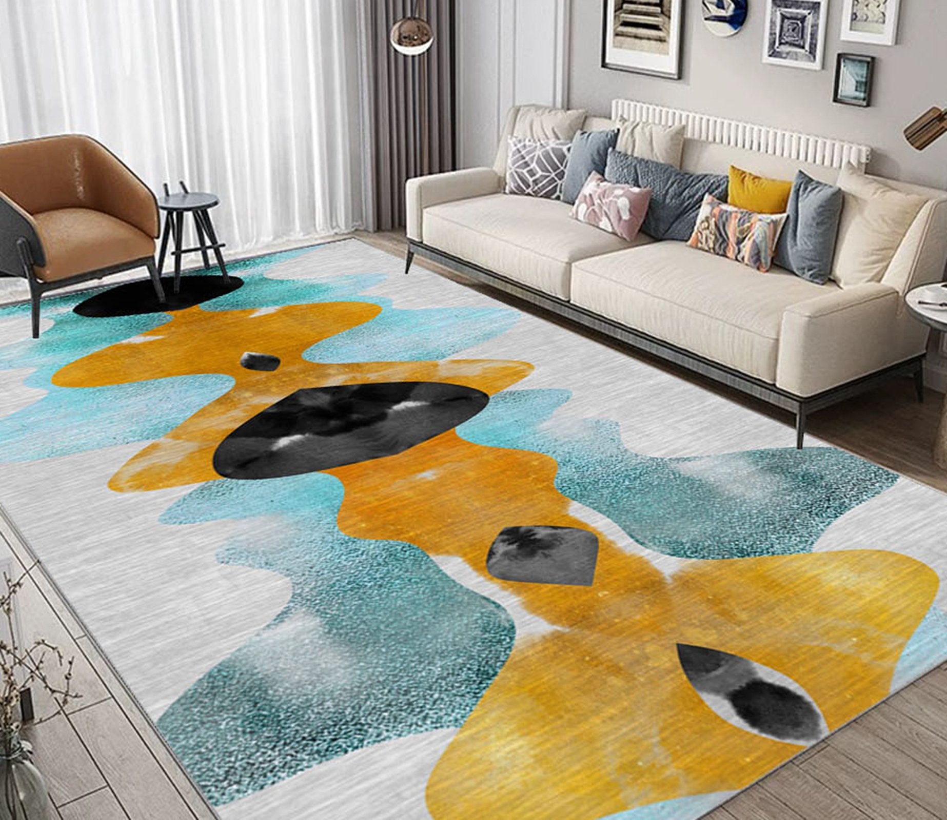 3D Color Graffiti WG492 Non Slip Rug Mat Mat AJ Creativity Home 