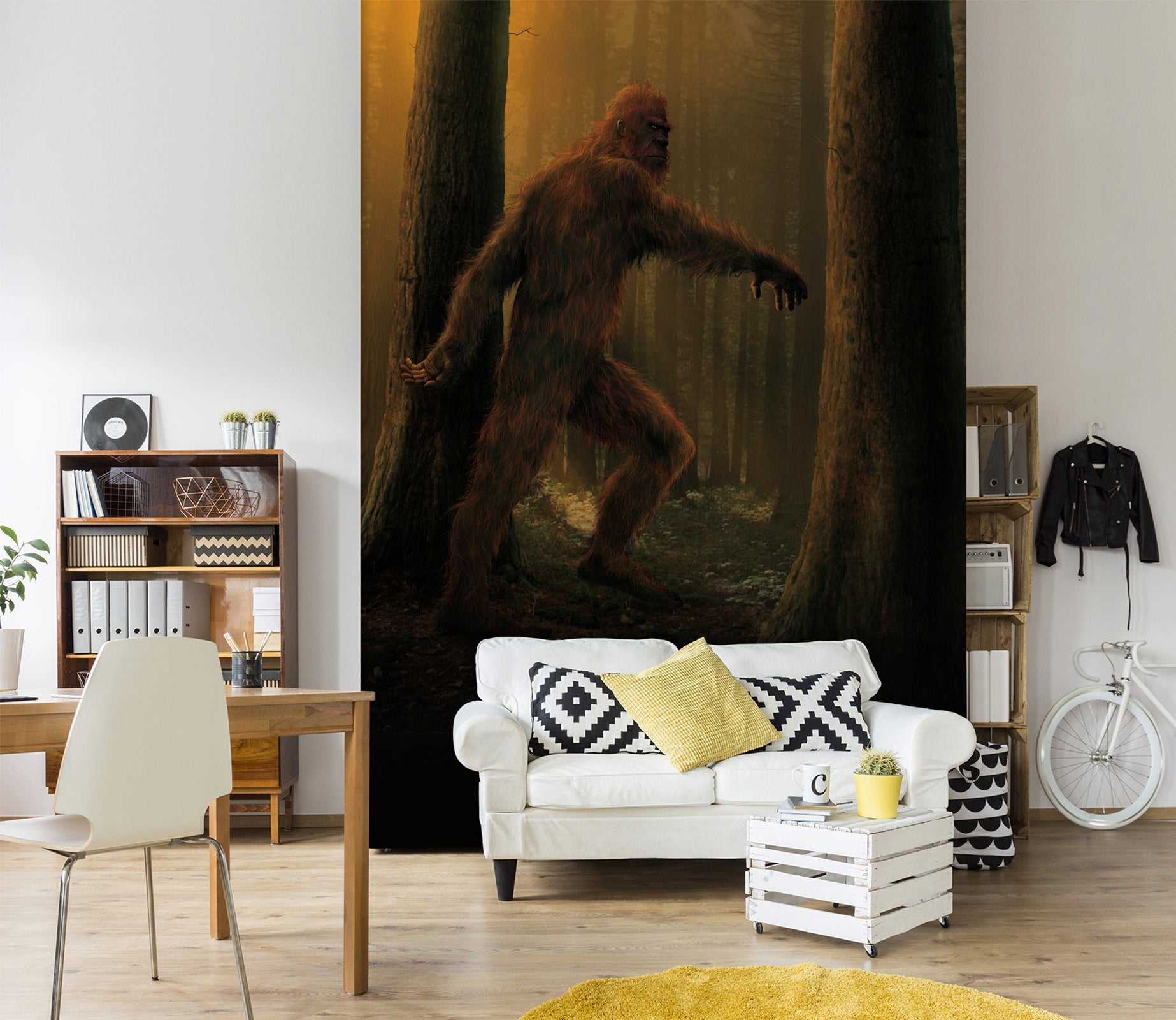 3D Scientist Forest 1410 Wall Murals Exclusive Designer Vincent Wallpaper AJ Wallpaper 