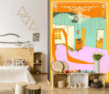 3D Room Spill 1413 Showdeer Wall Mural Wall Murals