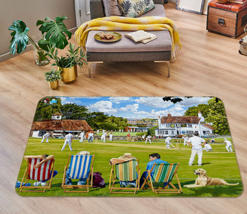3D Lawn People Play 8921 Trevor Mitchell Rug Non Slip Rug Mat