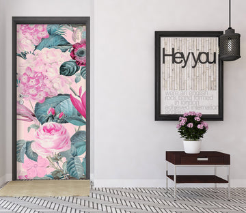 3D Rose Flower Bush 118125 Andrea Haase Door Mural