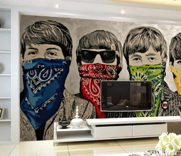 3D Color Scarf WC137 Wall Murals