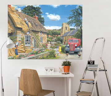 3D A New Thatch 011 Trevor Mitchell Wall Sticker Wallpaper AJ Wallpaper 2 