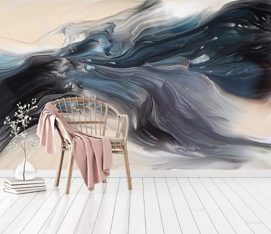 3D Ink Turbulence WC618 Wall Murals