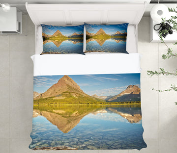 3D Distant Mountains 2134 Kathy Barefield Bedding Bed Pillowcases Quilt