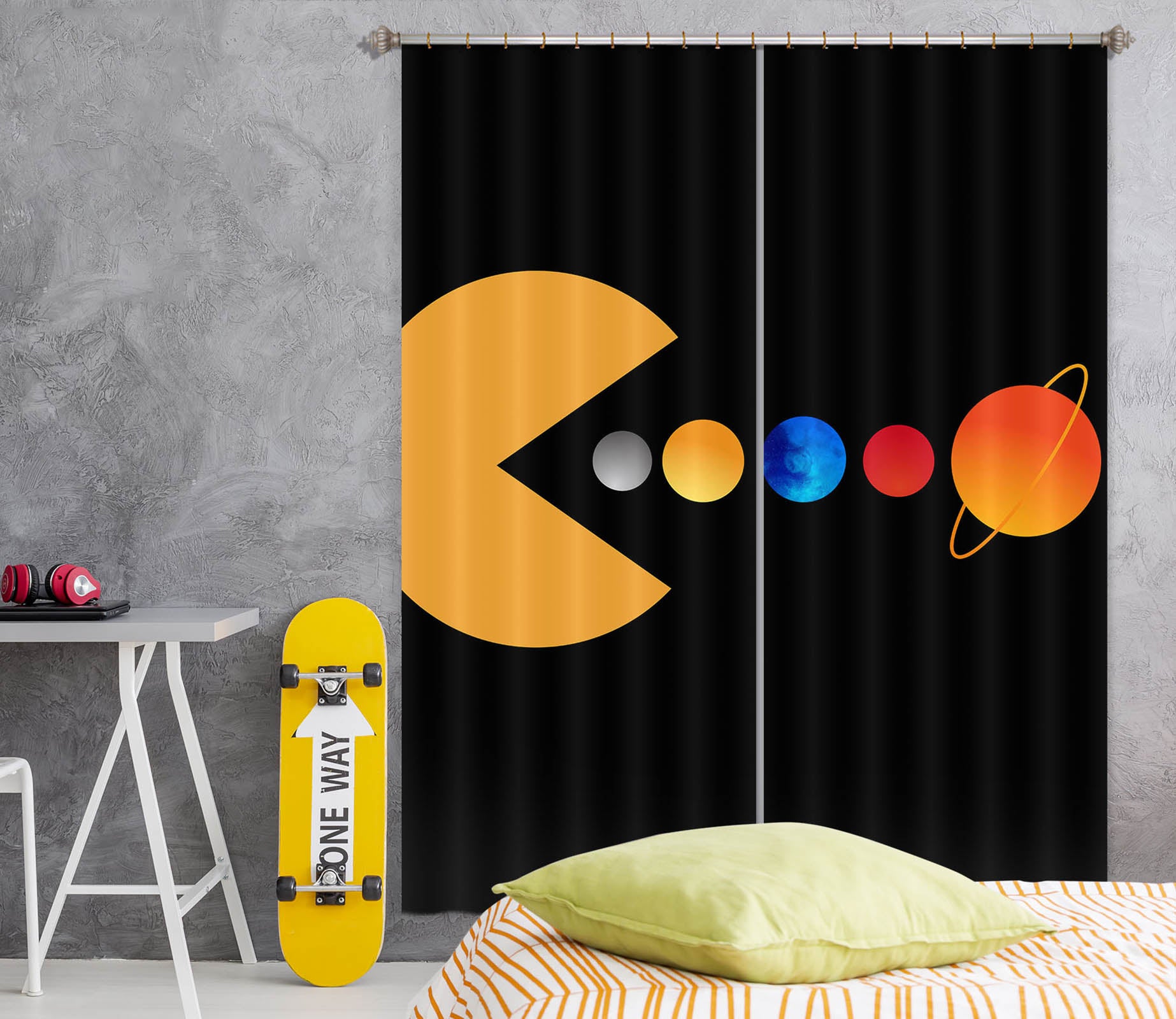 3D Colored Balls 1145 Boris Draschoff Curtain Curtains Drapes