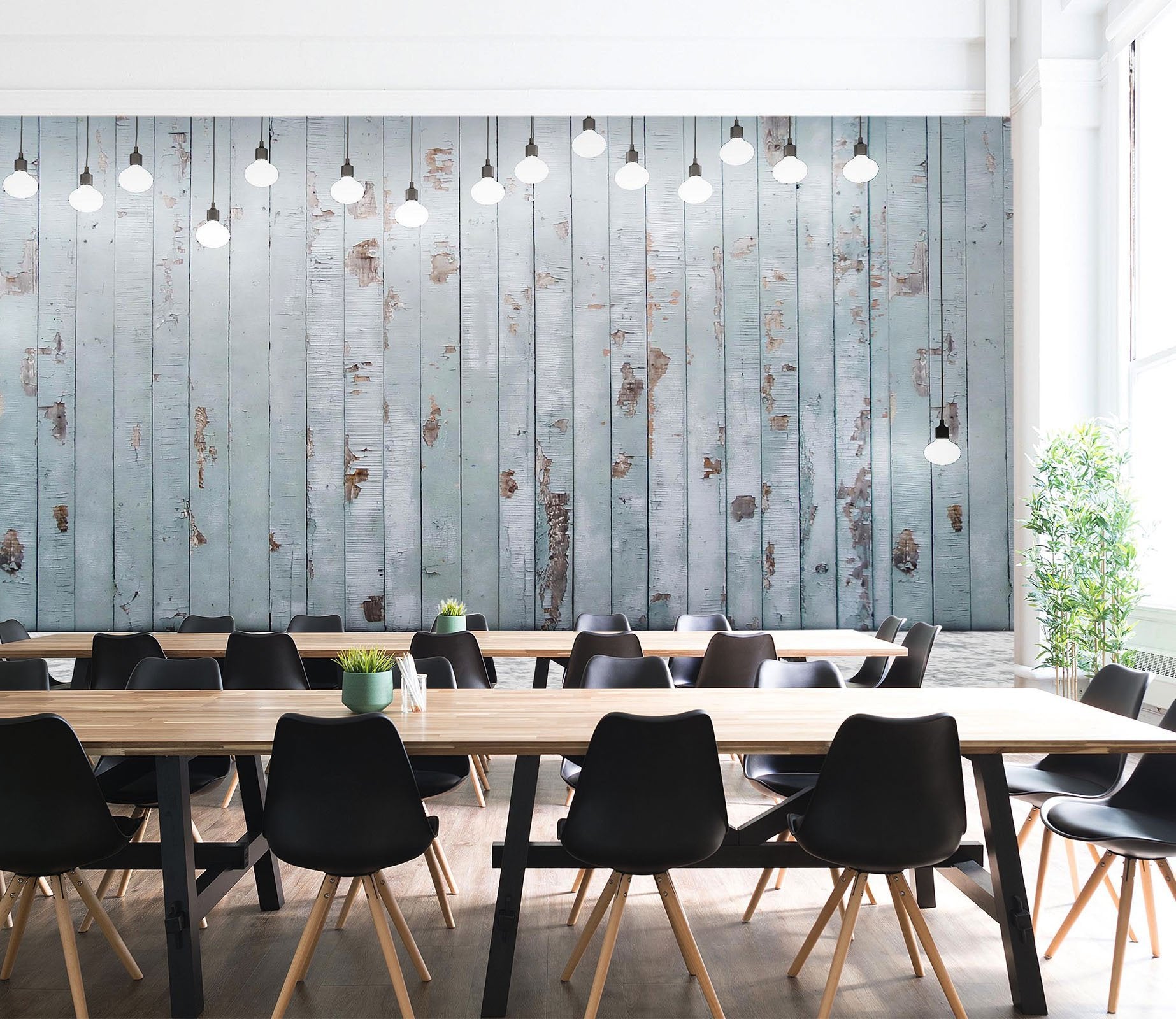 3D Wooden Wall Lighting 6 Wallpaper AJ Wallpaper 