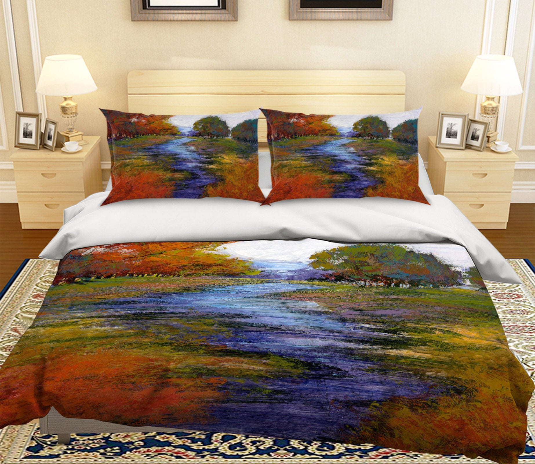3D Maple Forest 1050 Michael Tienhaara Bedding Bed Pillowcases Quilt
