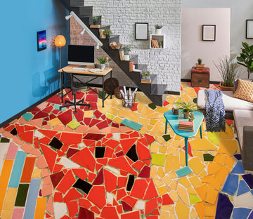 3D Richly Colored Fragments 956 Floor Mural  Wallpaper Murals Rug & Mat Print Epoxy waterproof bath floor