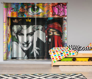 3D Star Poster 012 Curtains Drapes