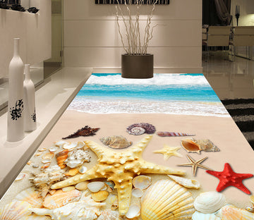 3D Beach Items 575 Floor Mural  Wallpaper Murals Rug & Mat Print Epoxy waterproof bath floor
