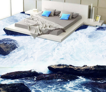 3D Frozen Stone 593 Floor Mural  Wallpaper Murals Rug & Mat Print Epoxy waterproof bath floor