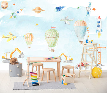 3D Colorful Balloons 027 Wall Murals