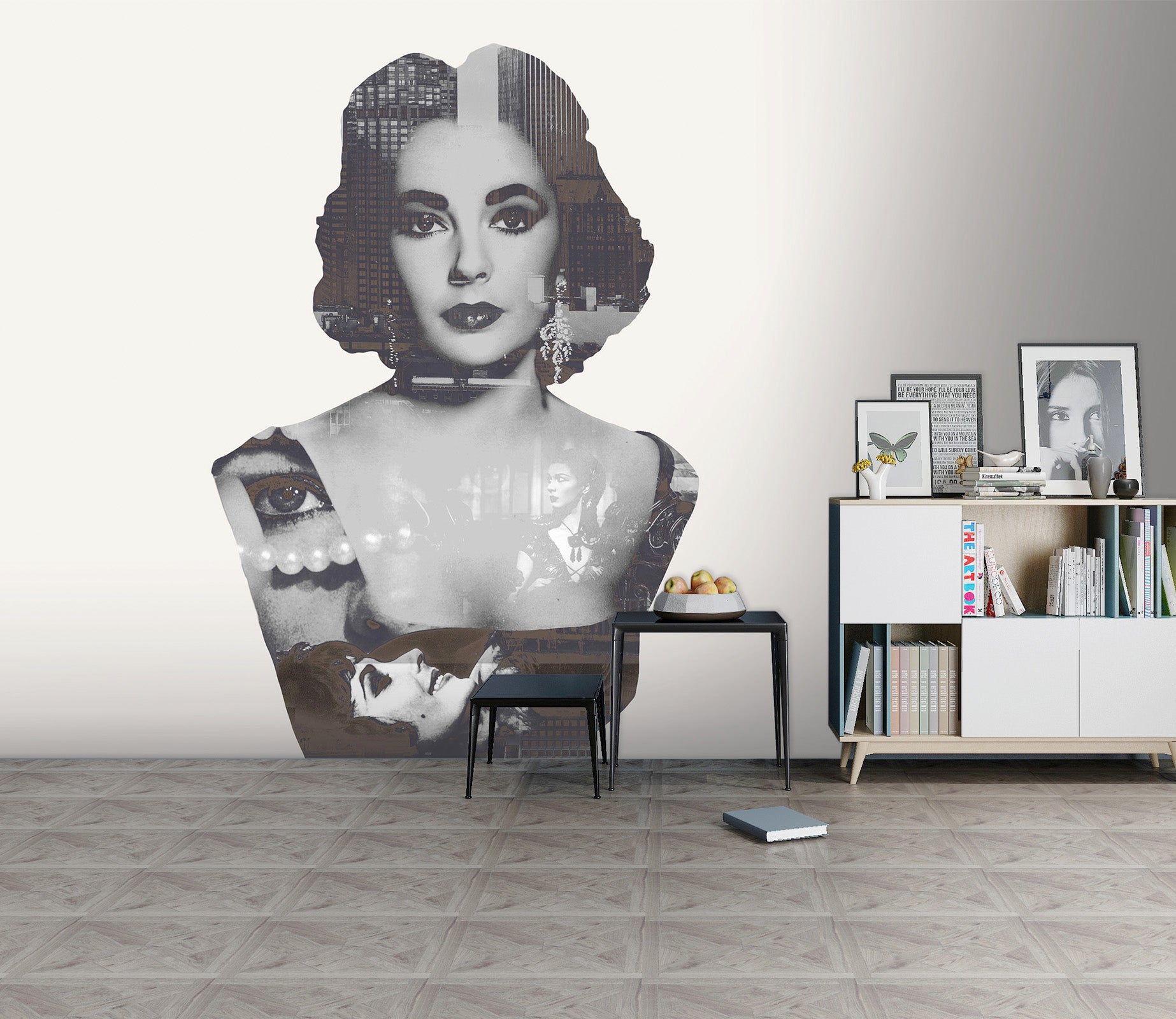 3D Gelizabethtaylor 1404 Marco Cavazzana Wall Mural Wall Murals