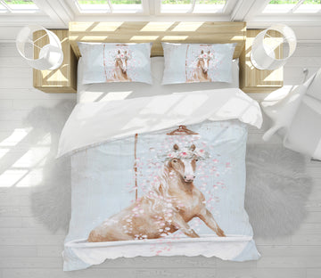3D Bath Horse Wreath 2026 Debi Coules Bedding Bed Pillowcases Quilt