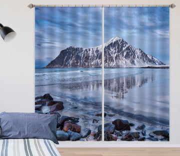 3D Snow Mountain 110 Marco Carmassi Curtain Curtains Drapes