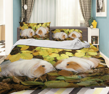 3D Supple Dog Hair 1904 Bed Pillowcases Quilt