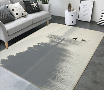 3D Water Reflection Bird 635 Animal Non Slip Rug Mat Mat AJ Creativity Home 