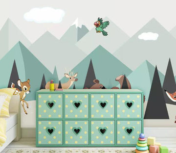 3D Animal Forest WG93 Wall Murals Wallpaper AJ Wallpaper 2 