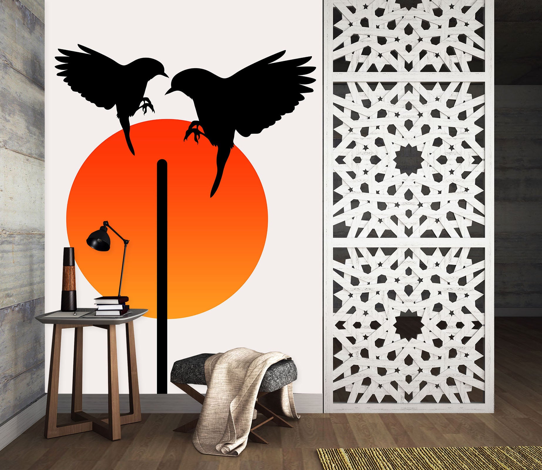 3D Eagle Flying 1531 Boris Draschoff Wall Mural Wall Murals