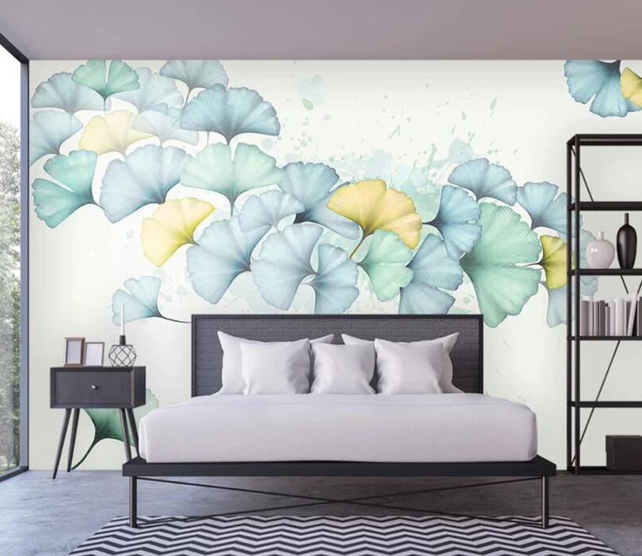 3D Sector Leaf WC2357 Wall Murals