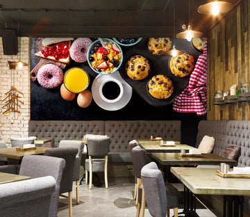 3D Colored Donuts 1442 Wall Murals