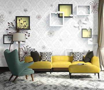 3D Geometric Square 358 Wall Murals Wallpaper AJ Wallpaper 2 